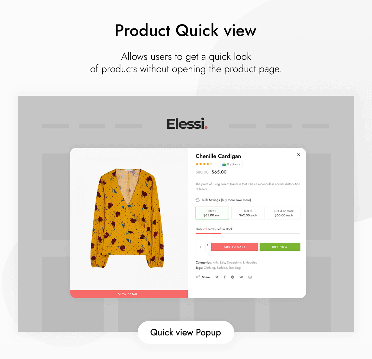 Elessi - WooCommerce AJAX WordPress Theme - Quick View