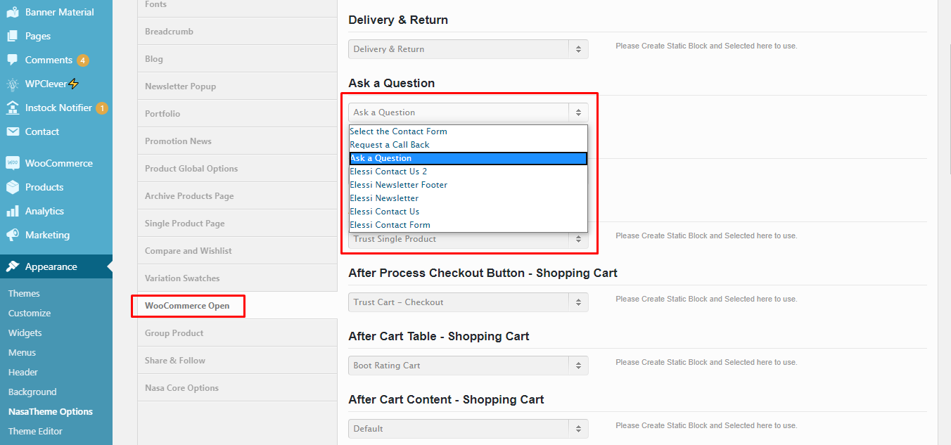 Ask a Question Options