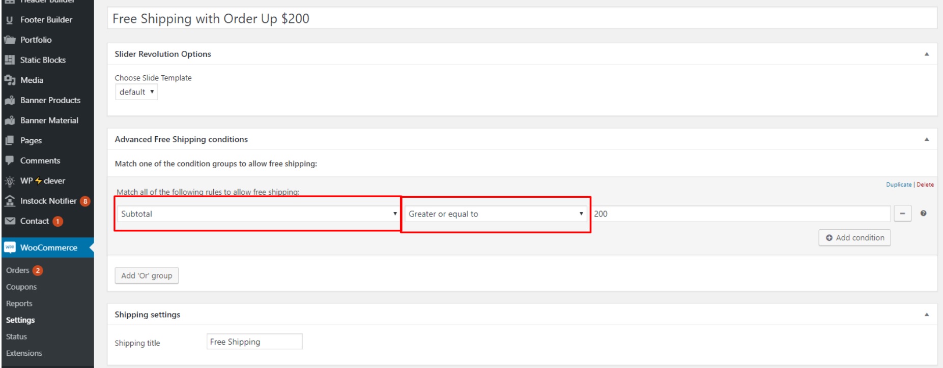 Advanced Free Shipping 3